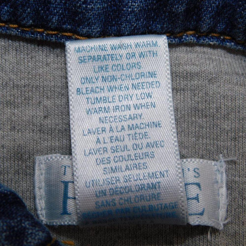 The Children's Place Jersey Lined blue Denim Jean Jacket Baby Boys 6-9 months - Picture 9 of 10